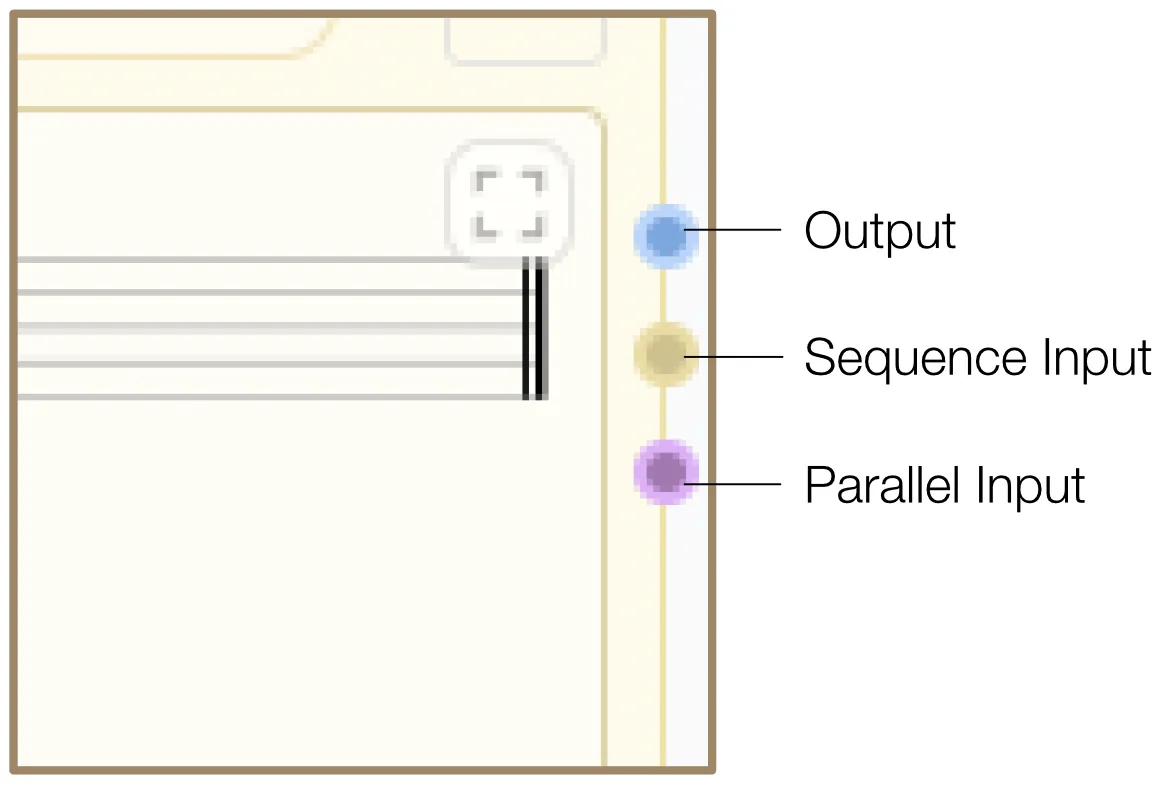 Multiple Music injections wired in sequence and parallel layout